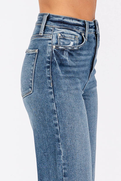 Cuffed Sherry Straight Leg Jean