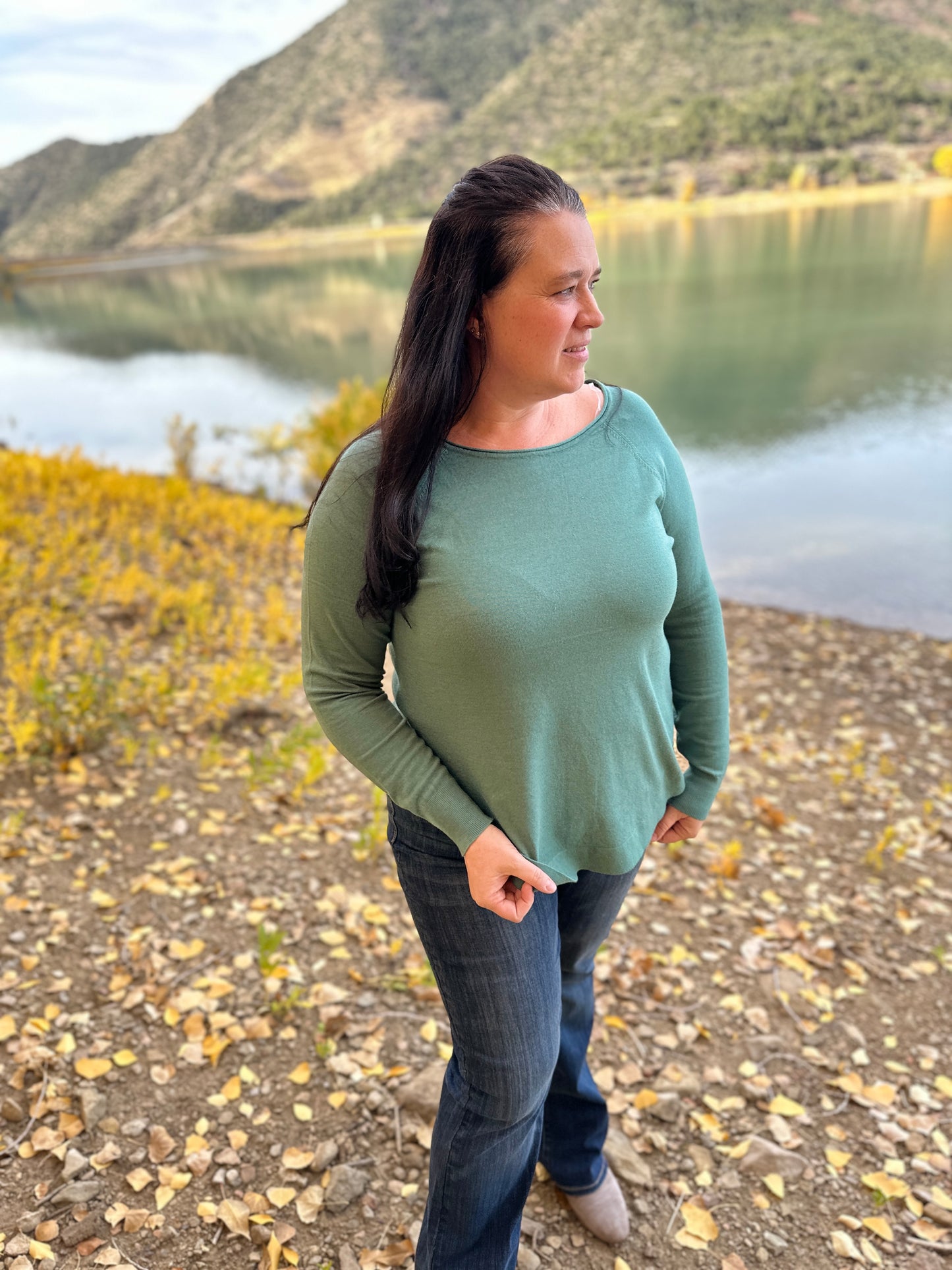 Green Pullover Long Sleeve