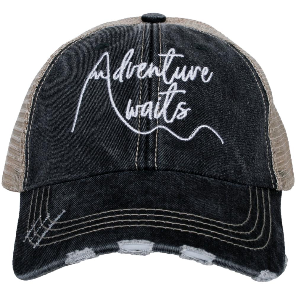 Vintage "Adventure Awaits" Ball Cap