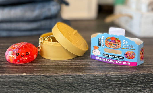 Color Bubble Bun Key Chain