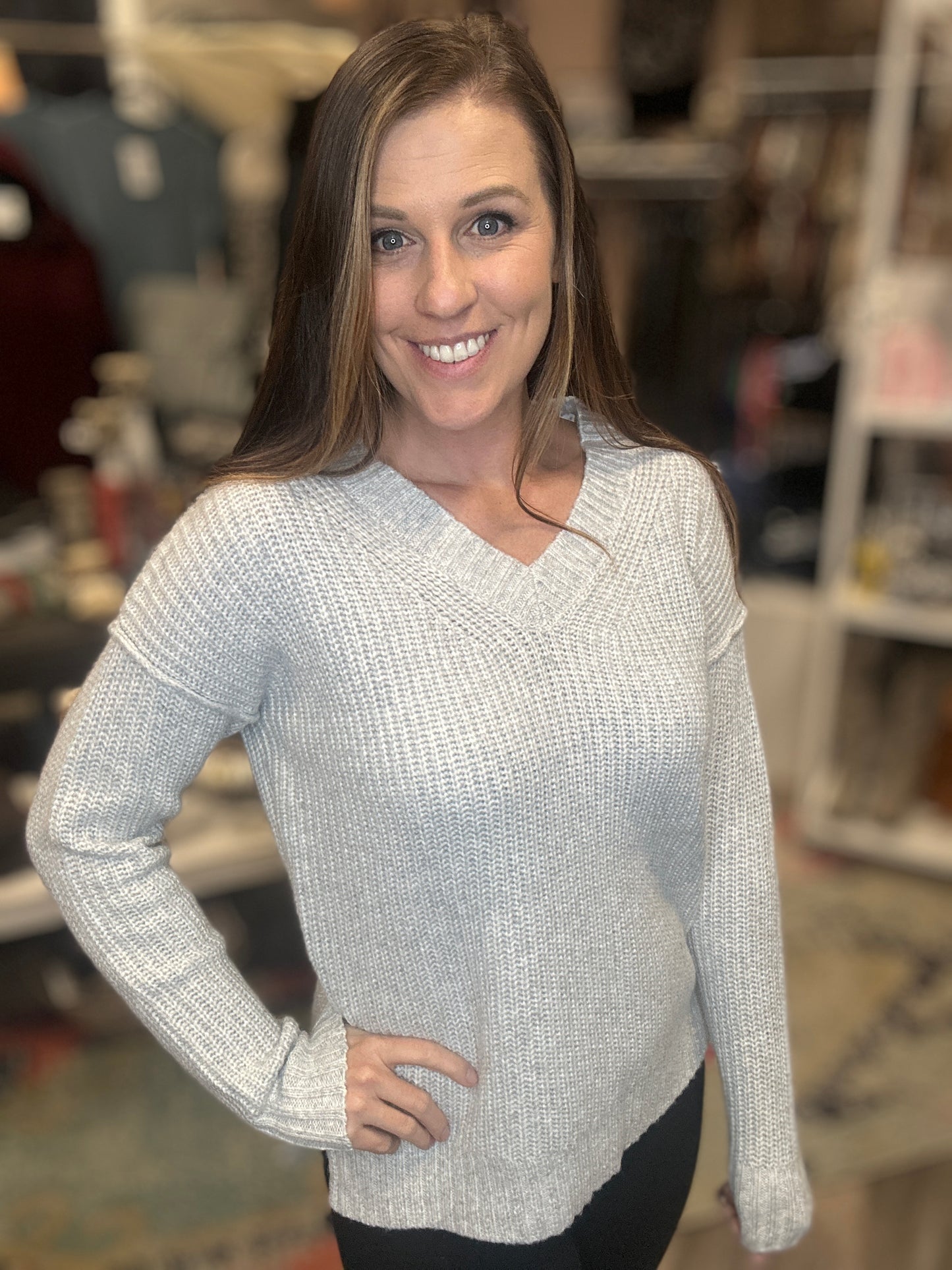 Chunky Yarn Pullover Sweater