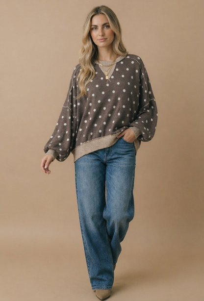 Polka Dot Sweater