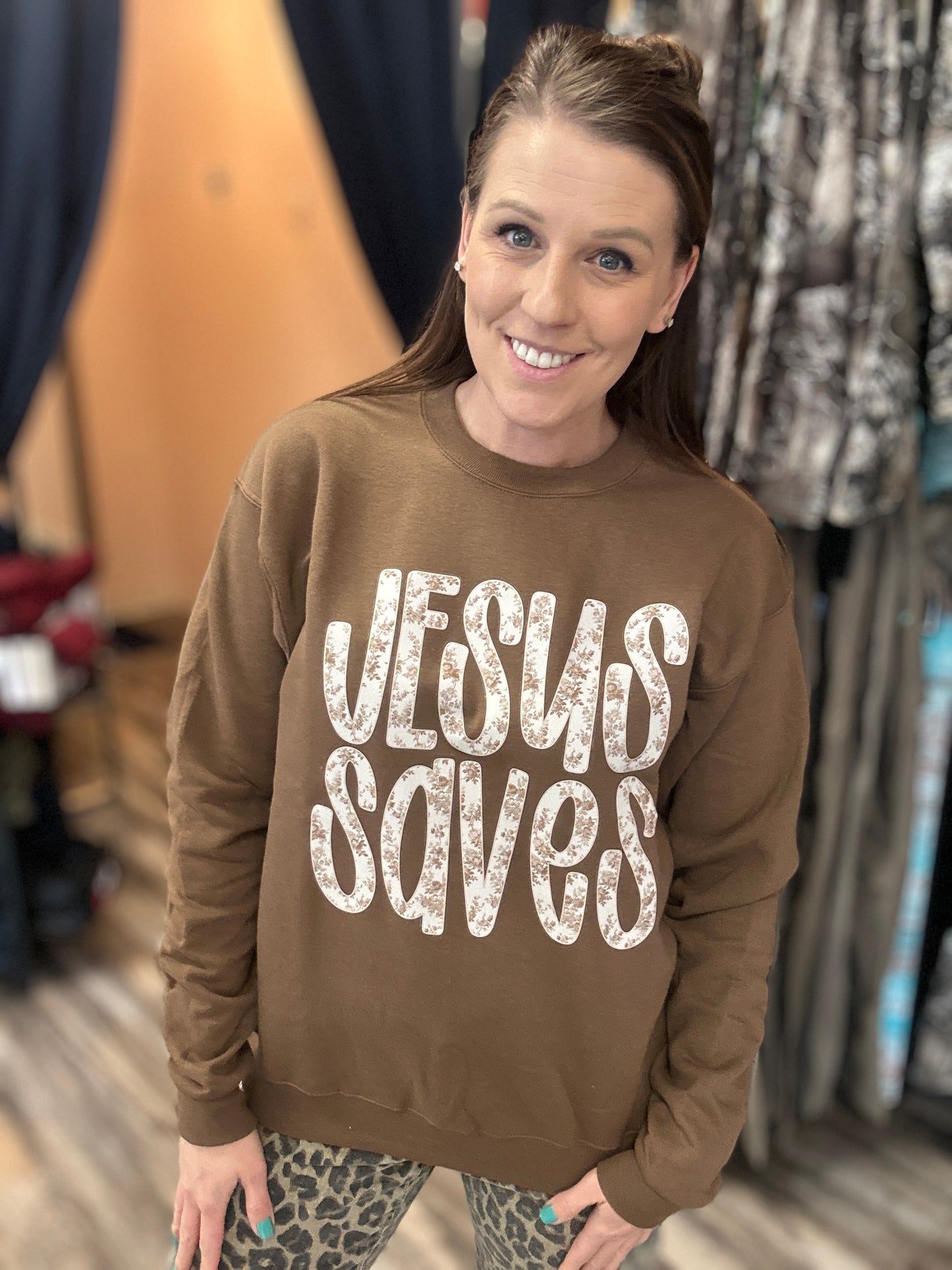 Jesus Saves Sweatshirt