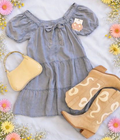 Denim Baby Doll Dress