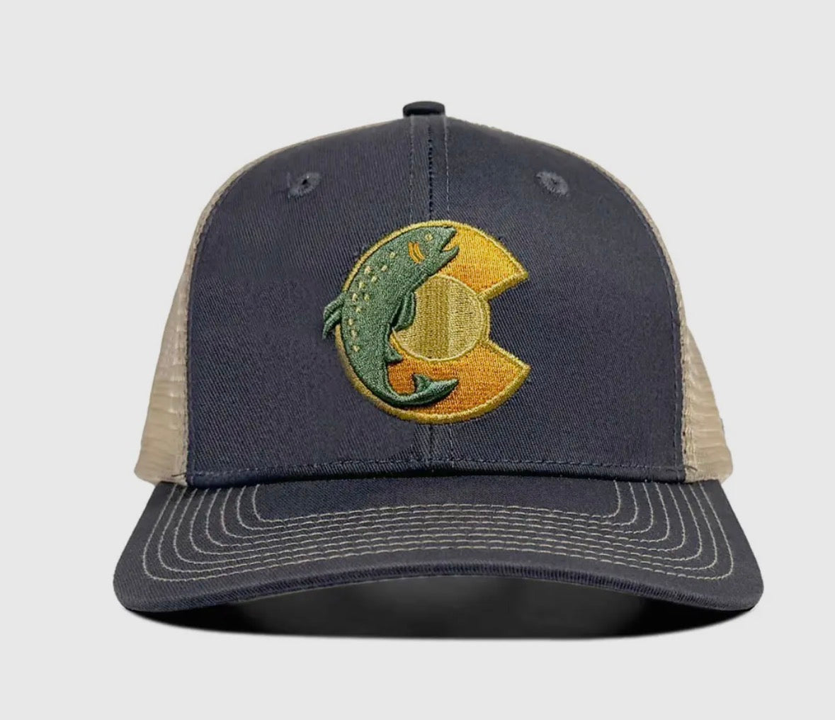 Twlight Trout Trucker Hat