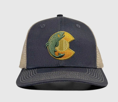 Twlight Trout Trucker Hat