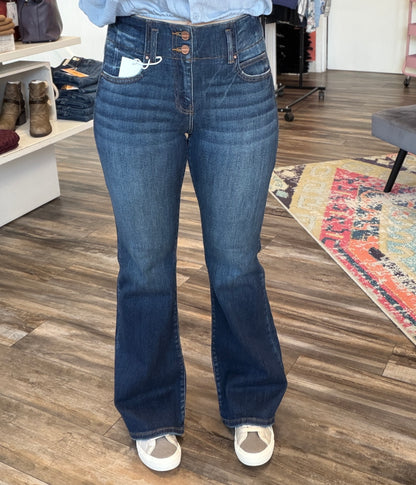Brenda High Rise Flare with Seam Detail