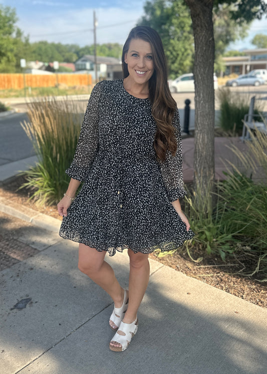 Chiffon Midi Dress