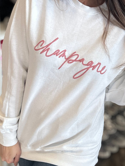 Champagne Puff Sweater