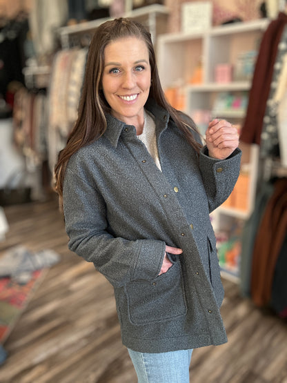 Winter Spruce Teddy Jacket