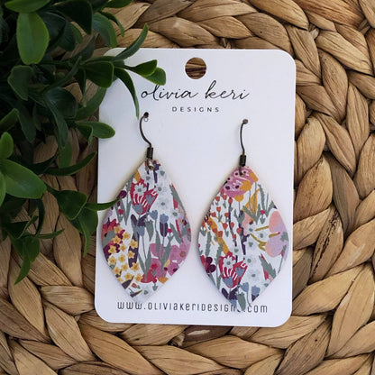 Olivia - Southern Floral Dangle Earrings