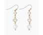 Gold Clover Dangle Earrings