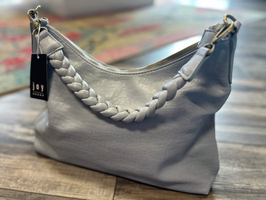 Slouchy Braided Handle Handbag