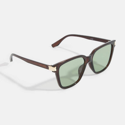 Square Flat Top Sunglasses Set