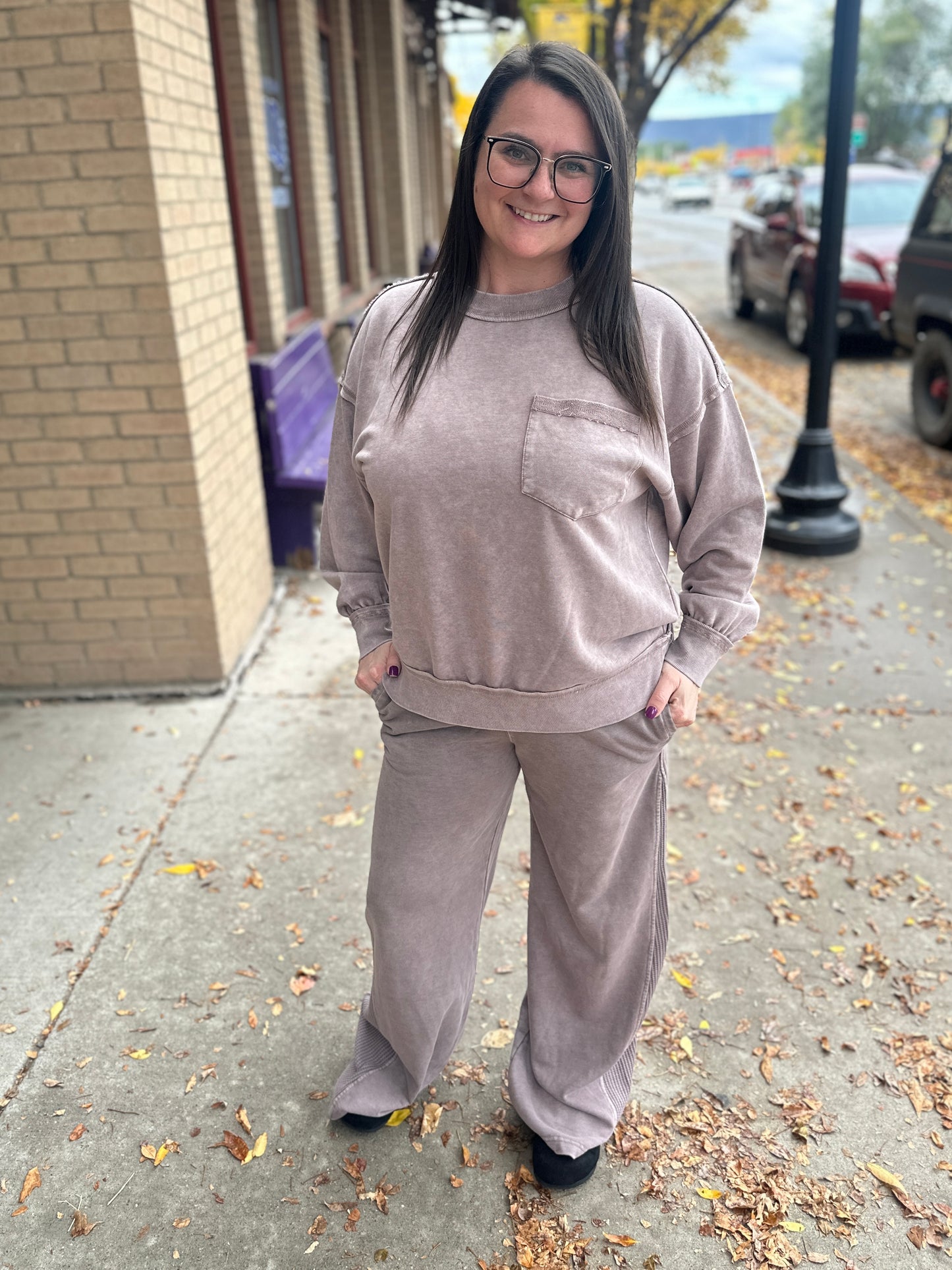 Oversized Mocha Pullover