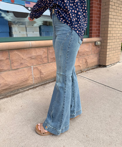 Blair Double Button Flare