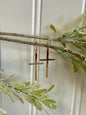 Cross Drop Earrings