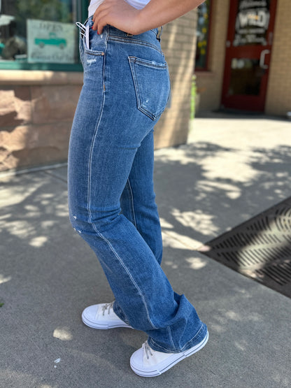 High Rise Tina Straight Leg Jeans