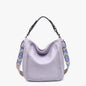 Aris Small Whipstitch Purse with Guitar Strap