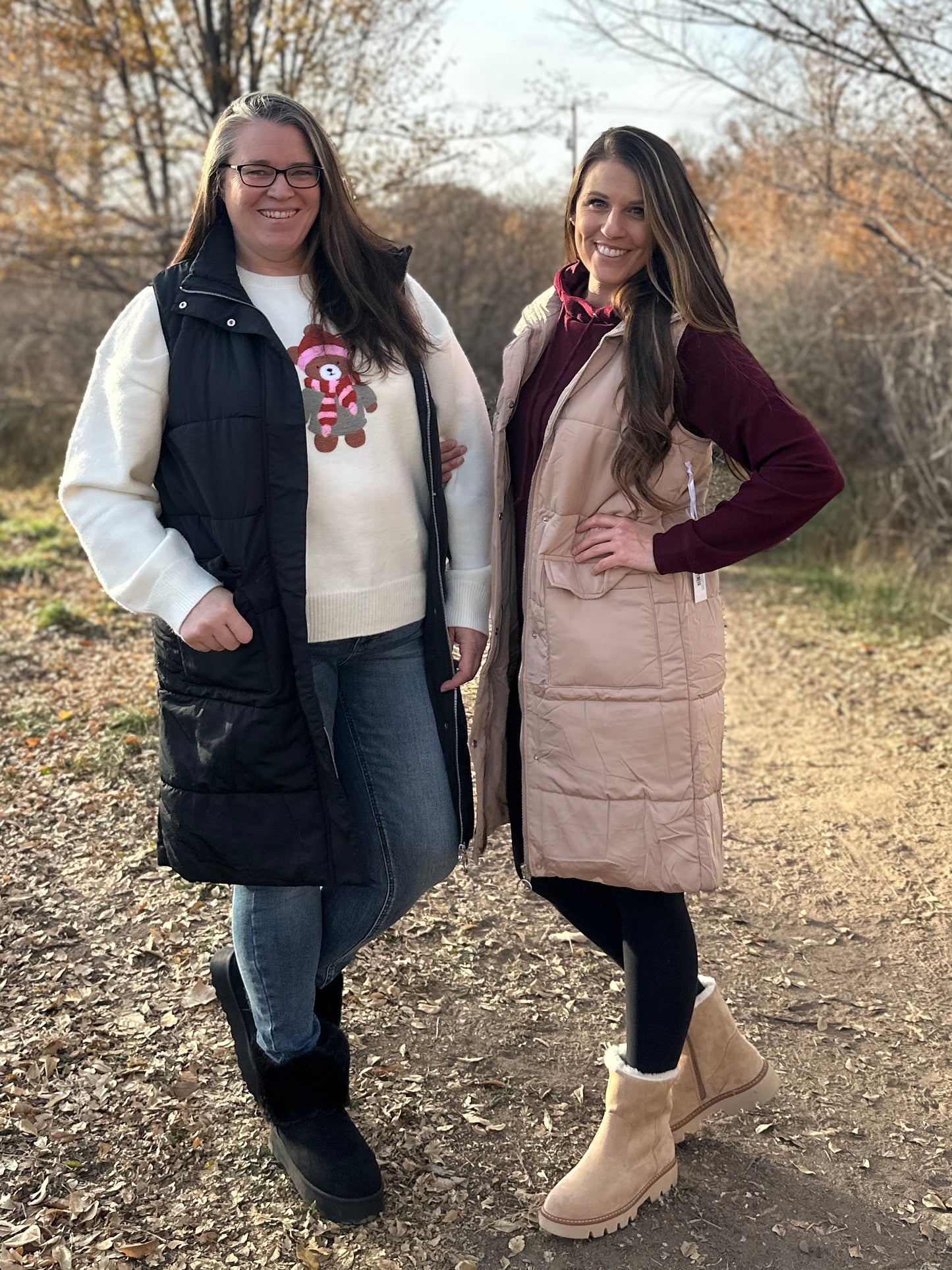 Long Quilted Puffer Vest