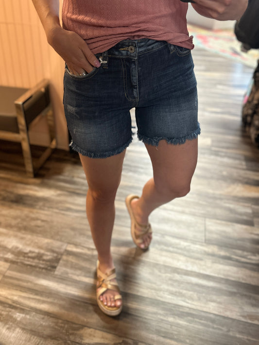 Sharon Fray Hem Shorts