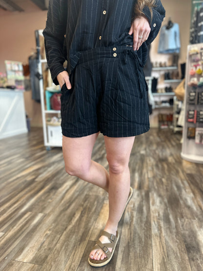 Pin Striped Shorts