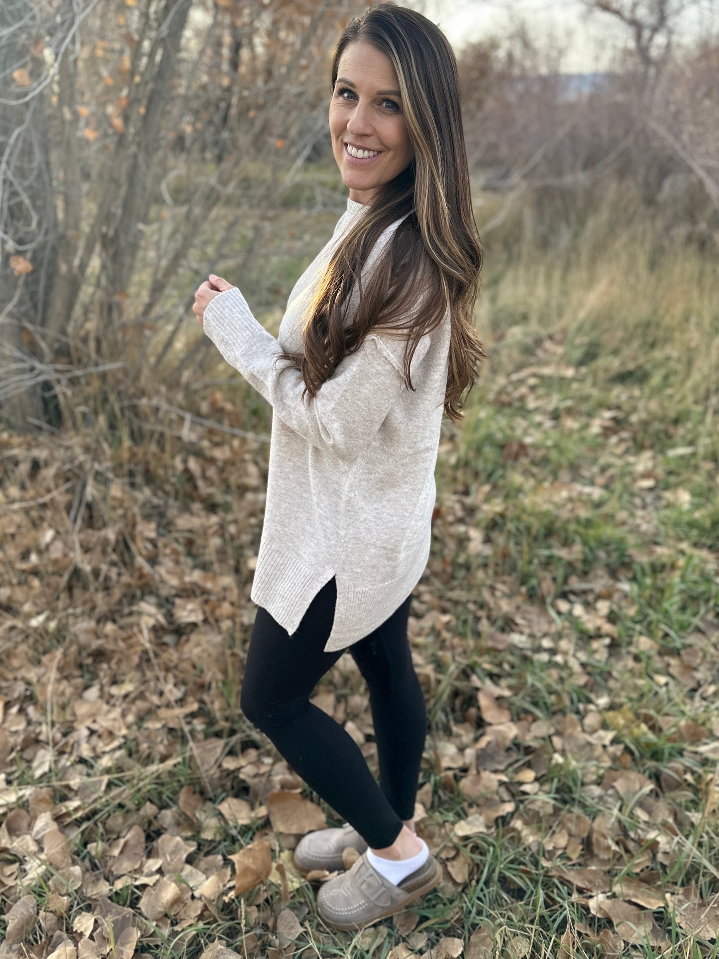 Oversized Tunic Sweater