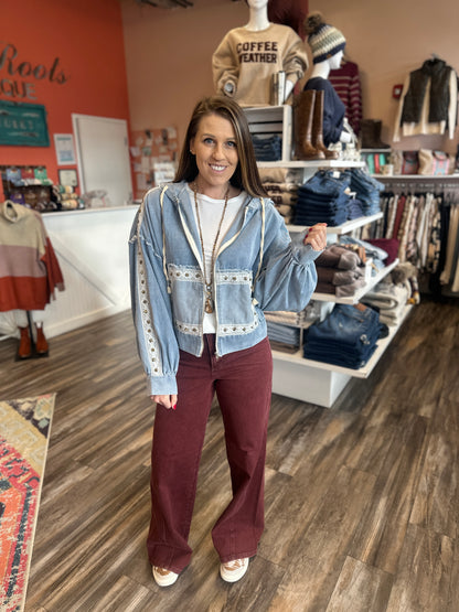 Denim & Crochet Jacket