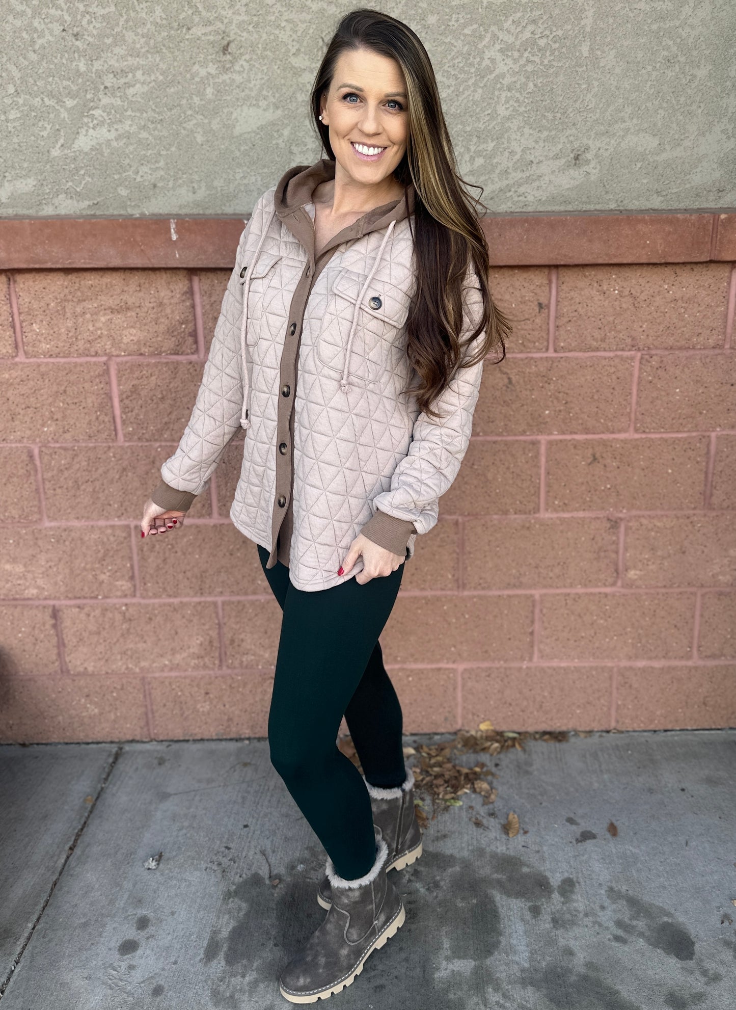 Quilted Jacquard Shacket