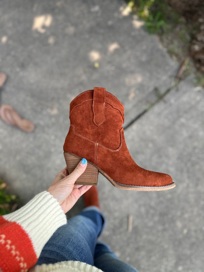 Deirdra Suede Ankle Boot