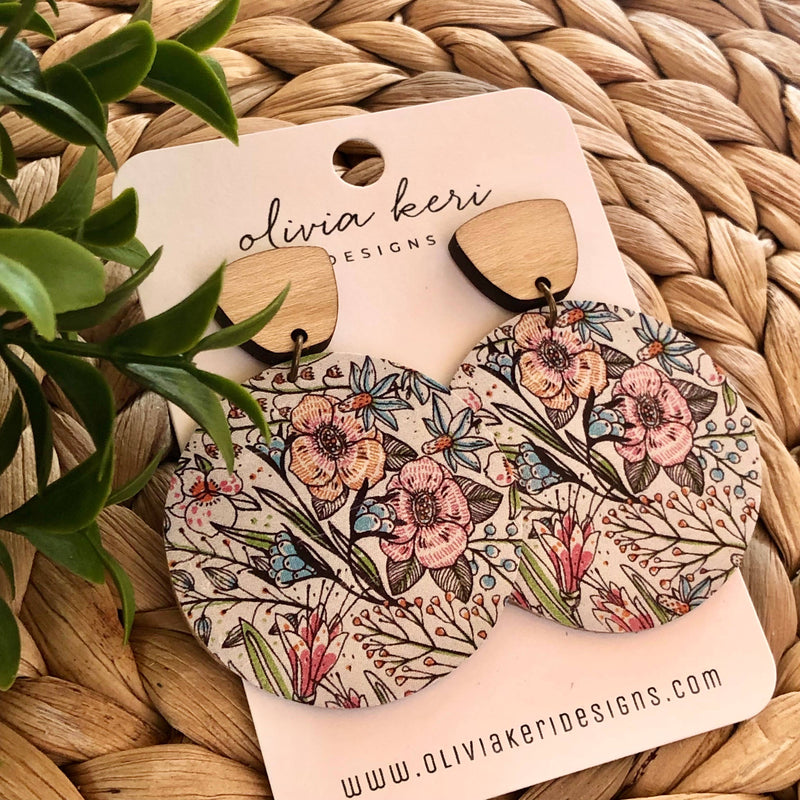 Everly Round Earrings