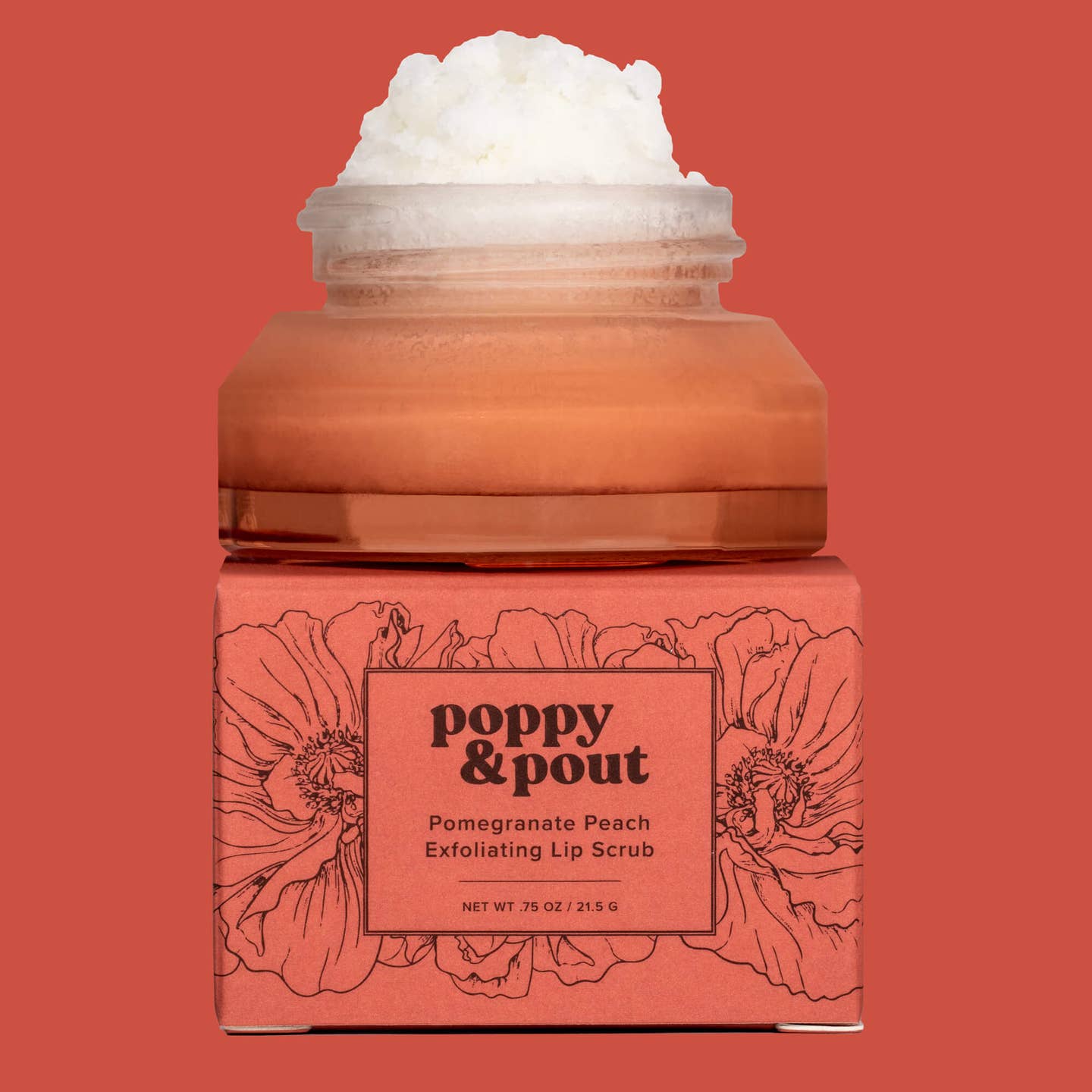 Poppy & Pout Exfoliating Lip Scrub