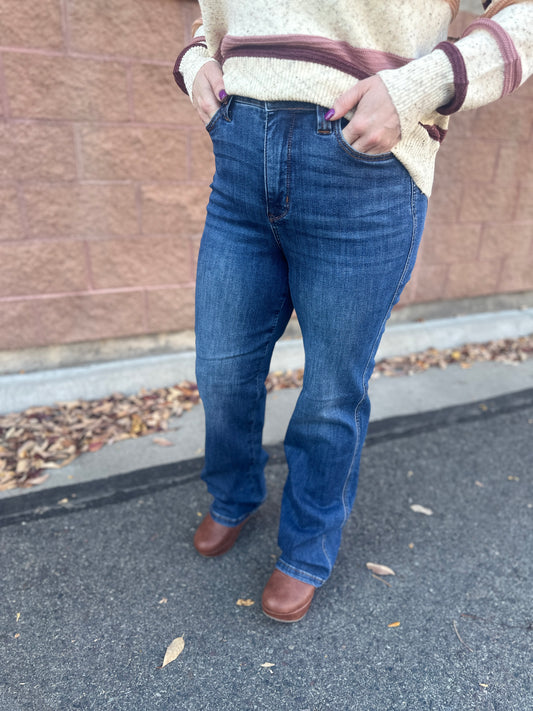 Sheri Tummy Control Straight Leg Jeans