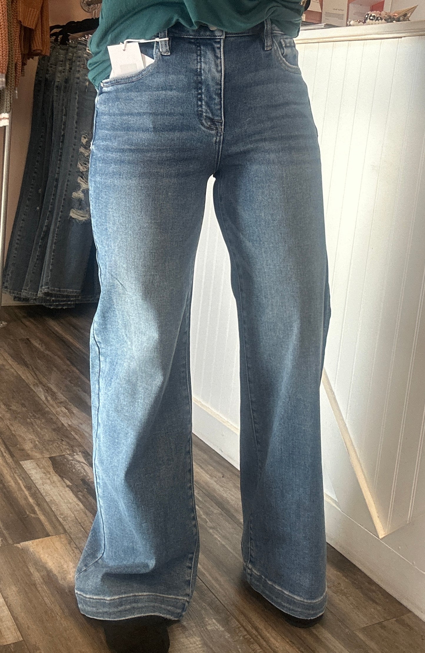 Joy Medium Wash Adjustable Jeans