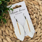Ava Leather Feather Earring