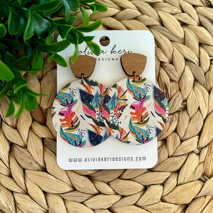 Everly Round Earrings
