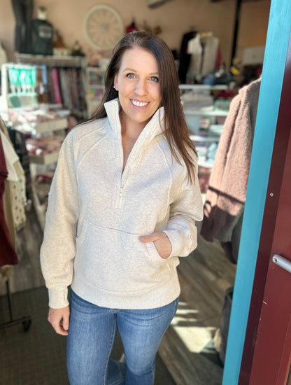 Dove Zip Pullover