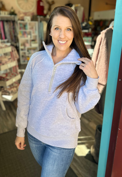 Dove Zip Pullover