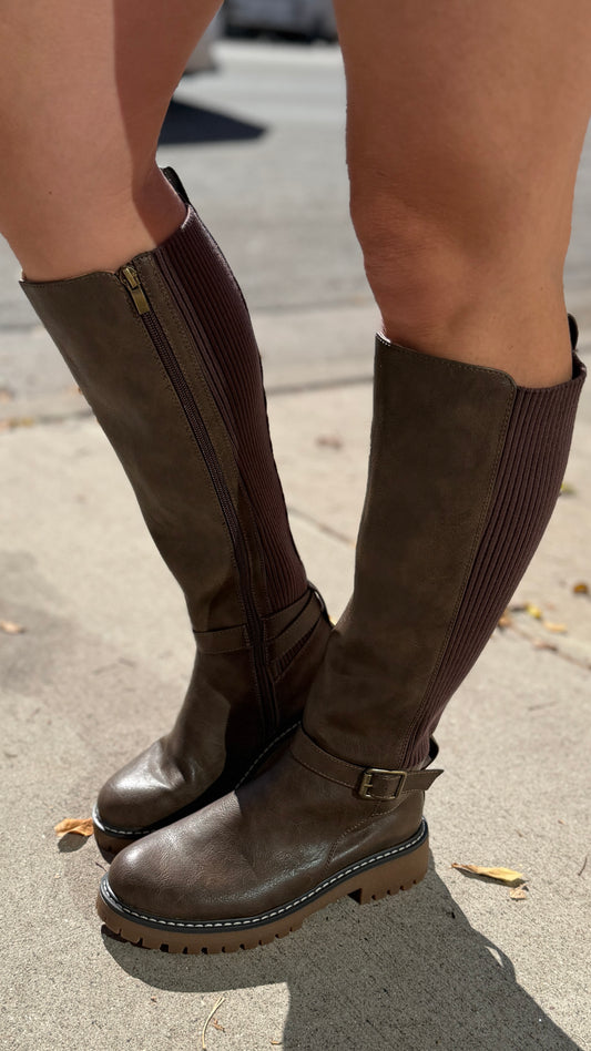 Tall Mocha Boot