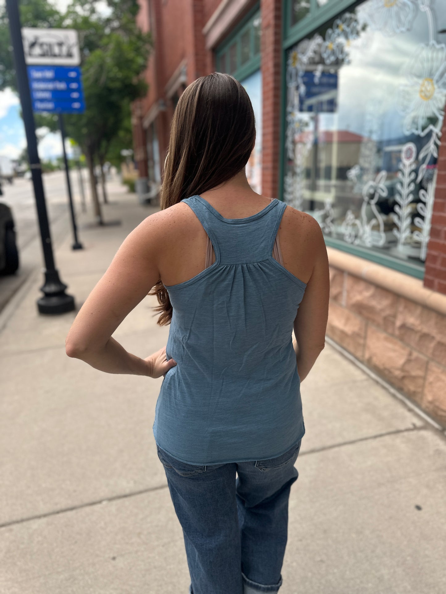 Colorado Flag Racerback Tank