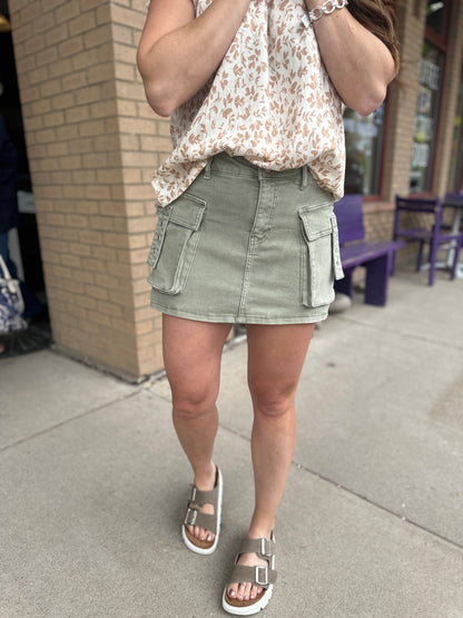 Sage Utility Skort