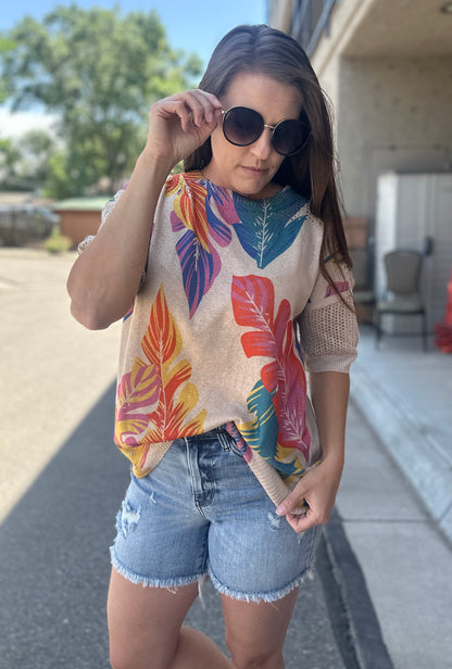 Tropical Knit Short Sleeve