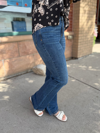 Della Harness Bootcut Jean