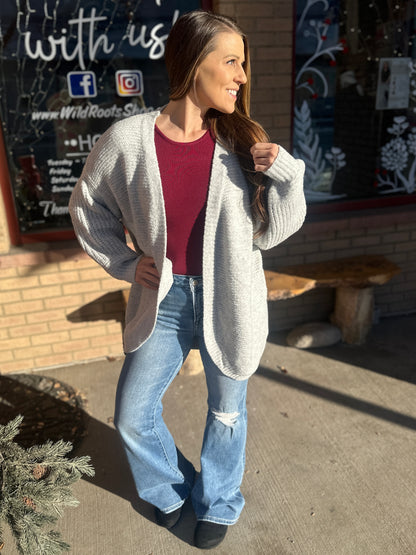 Lofty Open Sweater Cardigan
