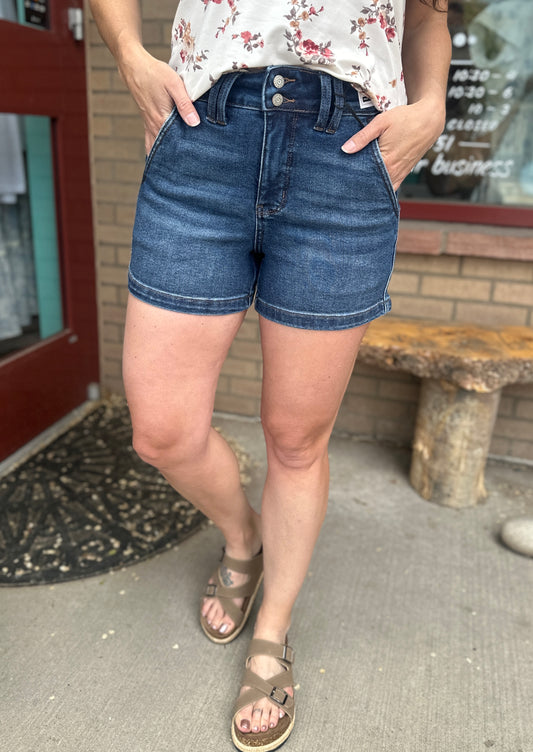 Natalee Double Button Shorts