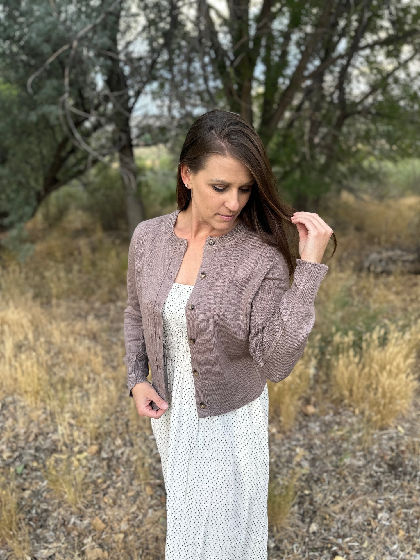 Classic Cut Button Up Cardigan