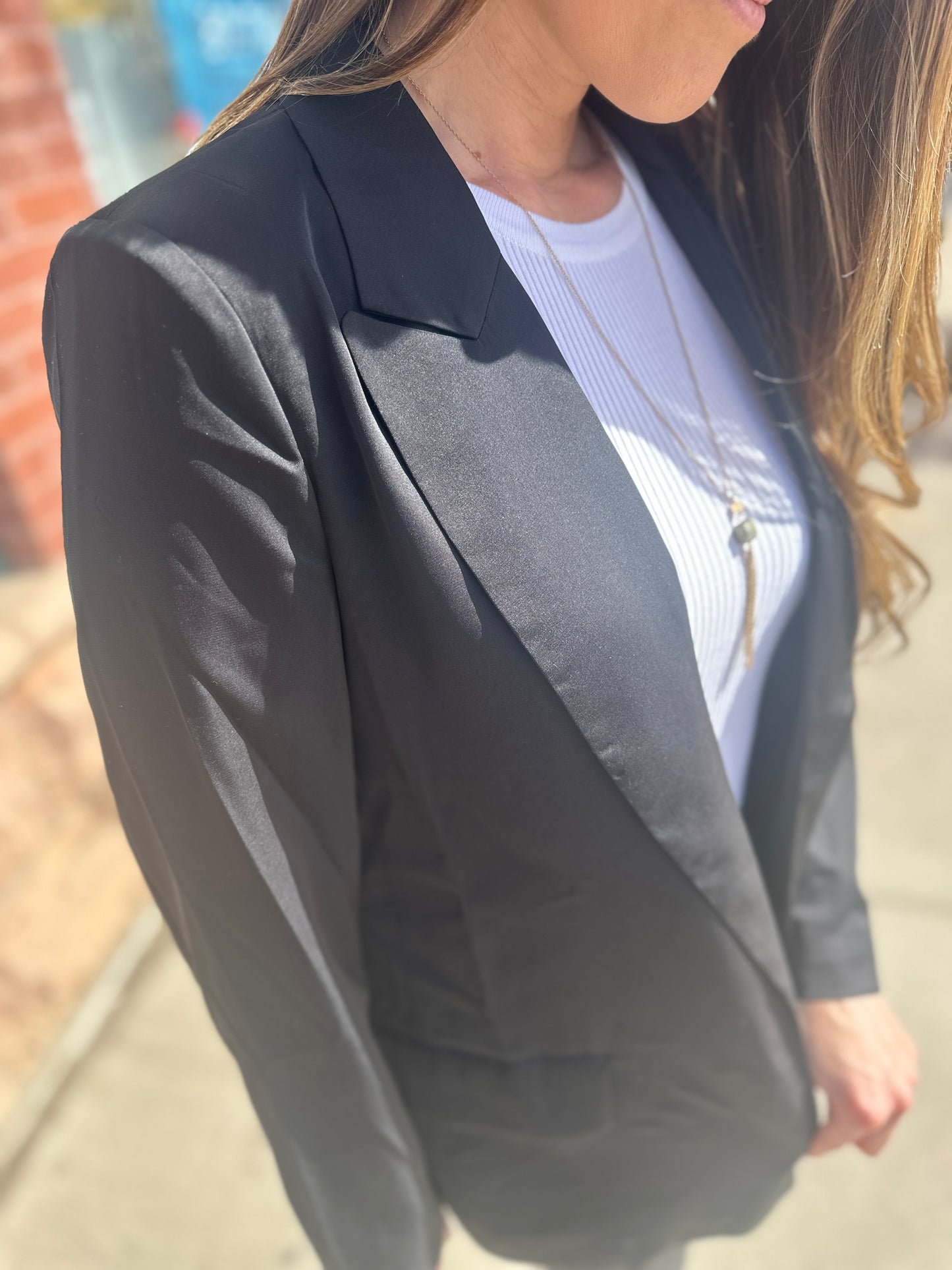 Black Collared Blazer