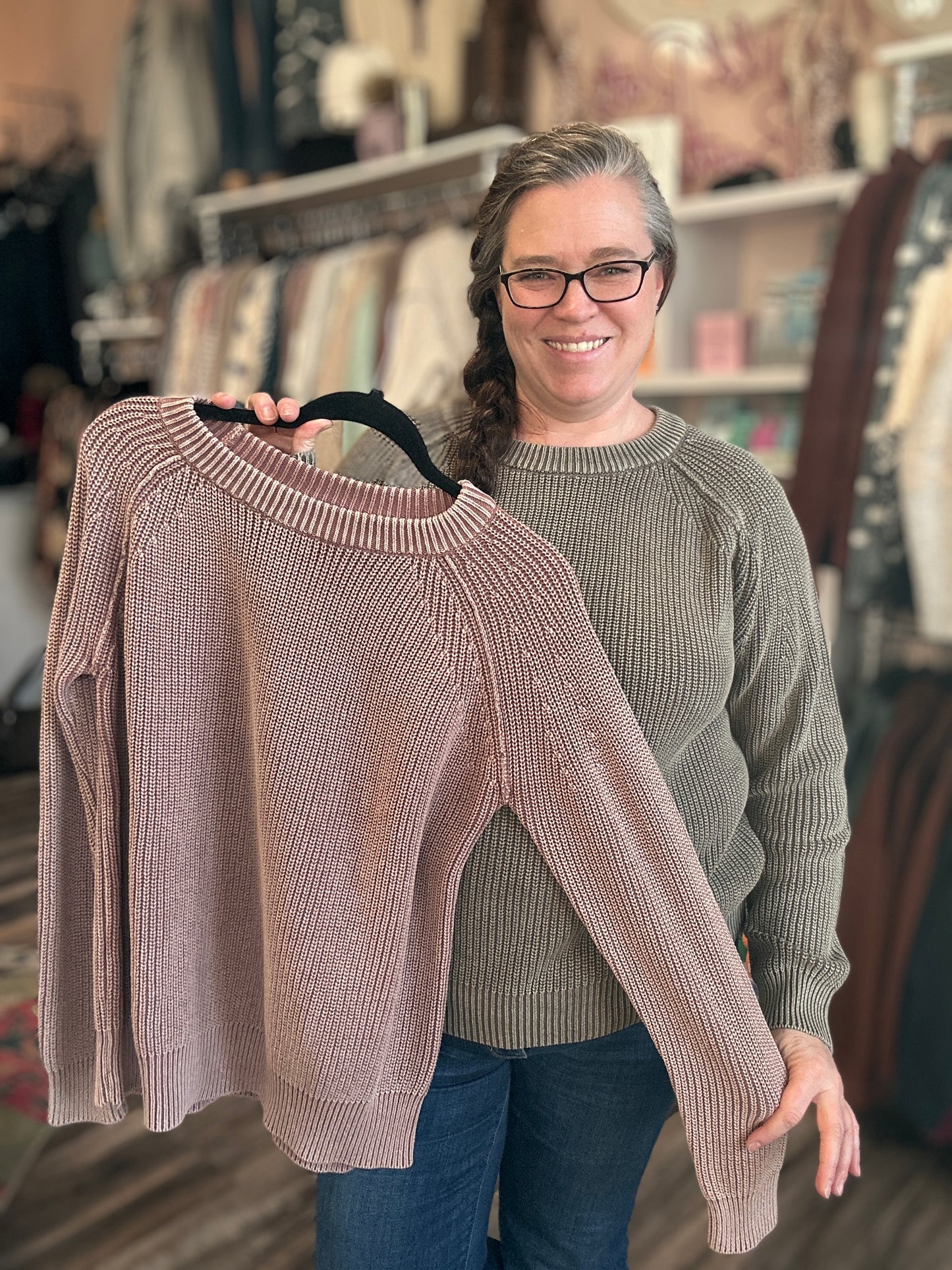 Yarn Knit Sweater Pullover