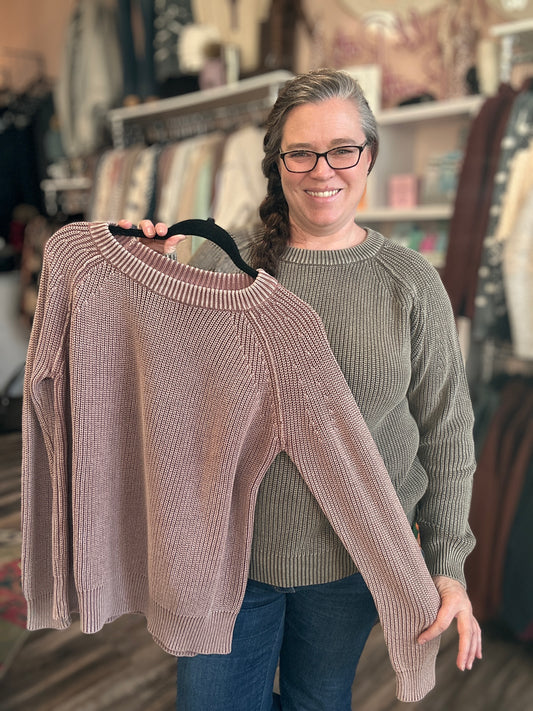 Yarn Knit Sweater Pullover