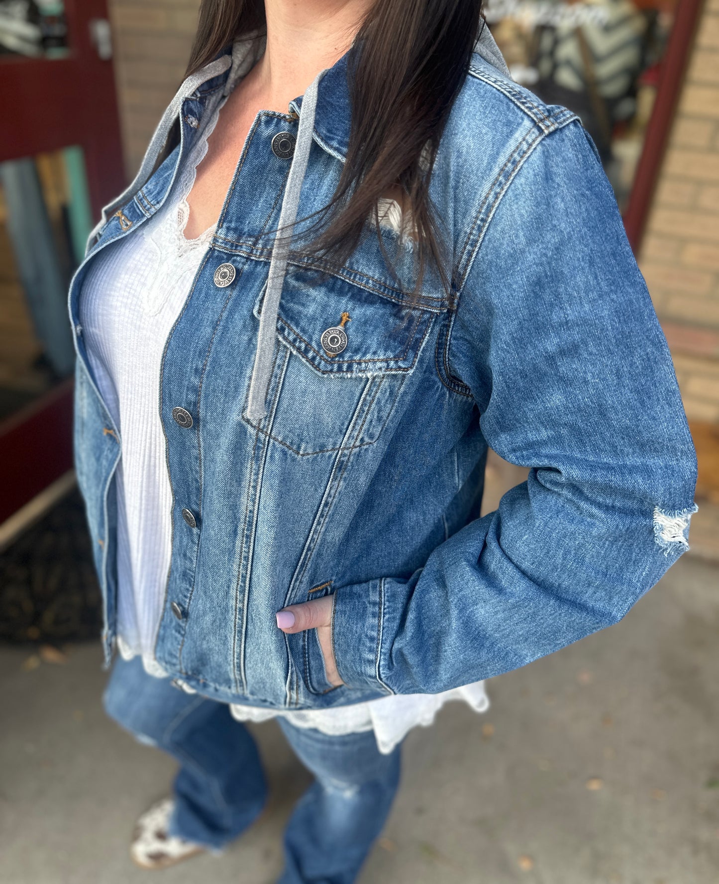 Dark Wash Vintage Jean Jacket